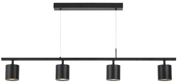 NOWOCZESNA LAMPA WISZĄCA CZARNA BOLT W4 LUMINA DECO