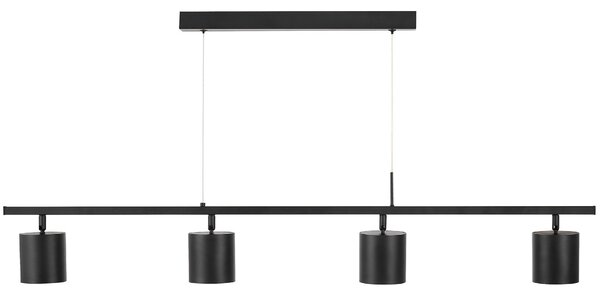 NOWOCZESNA LAMPA WISZĄCA CZARNA BOLT W4 LUMINA DECO