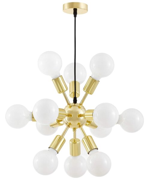 LAMPA WISZĄCA SUFITOWA NOWOCZESNA ZŁOTO KLASYCZNE NOVA W12