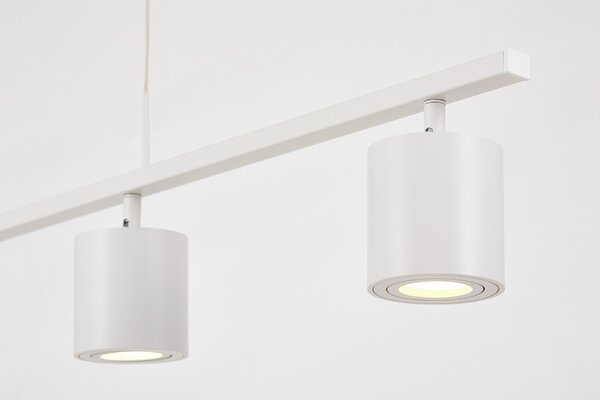 LAMPA WISZĄCA NOWOCZESNA BIAŁA BOLT W4
