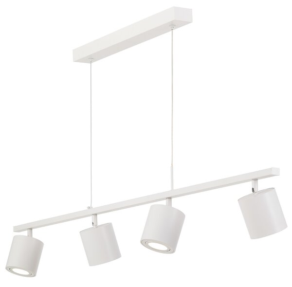 LAMPA WISZĄCA NOWOCZESNA BIAŁA BOLT W4