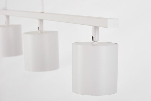 LAMPA WISZĄCA NOWOCZESNA BIAŁA BOLT W4