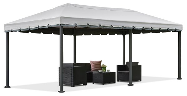 Szary pawilon ogrodowy Walencja 3x6 m Garden Point