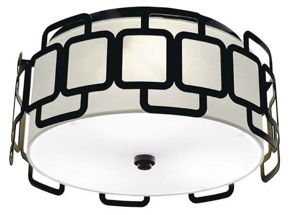 Lampa Sufitowa HINKLEY, Sabina, ściemnialny, czarny, salon, metal, nowoczesny