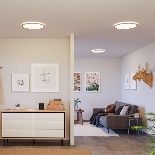 Lampa Sufitowa Paulmann, Atria Shine, drewniany, gabinet | pracownia, tworzywo sztuczne, nowoczesny