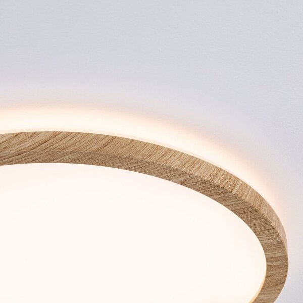 Lampa Sufitowa Paulmann, Atria Shine, drewniany, gabinet | pracownia, tworzywo sztuczne, nowoczesny