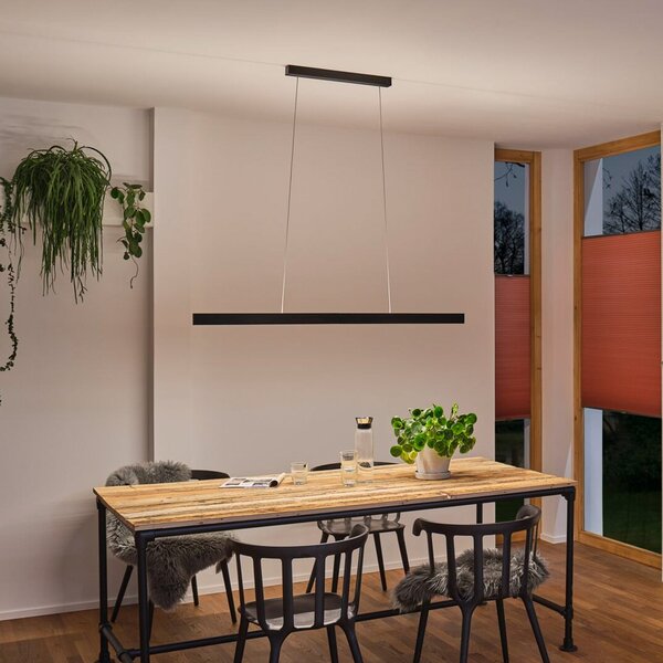 Lampa Wisząca Paulmann, Aptare, ściemnialny, czarny, jadalnia, metal, nowoczesny