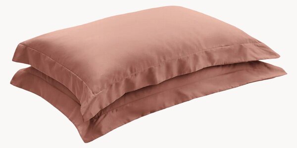Komplet poszewek na poduszki z satyny bawełnianej Antique Pink, 2 elem
