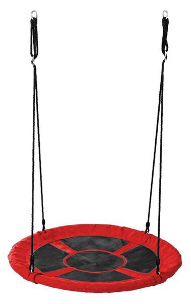 Huśtawka bociane gniazdo-110 centymetrowa-czerwona-bez namiotu