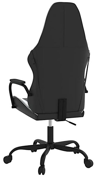 Czarno-biały fotel gamingowy B1-L40