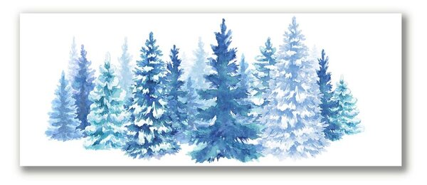 Obraz Canvas Choinki Śnieg Święta Zima