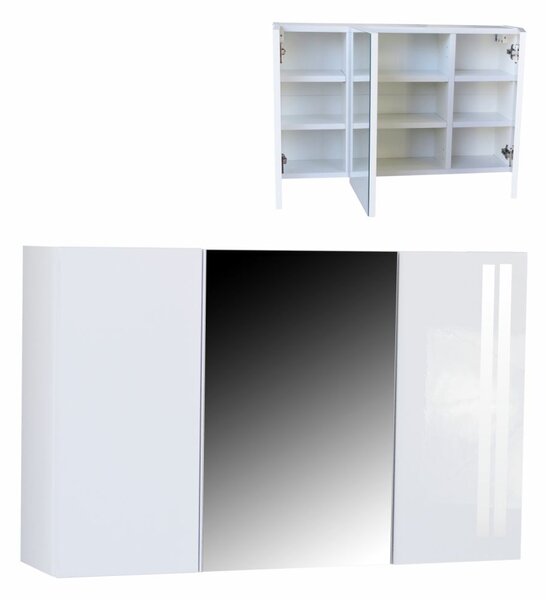 Nr. 5 Szafka łazienkowa wisząca wysoki połysk szer. 80cm kod 1303