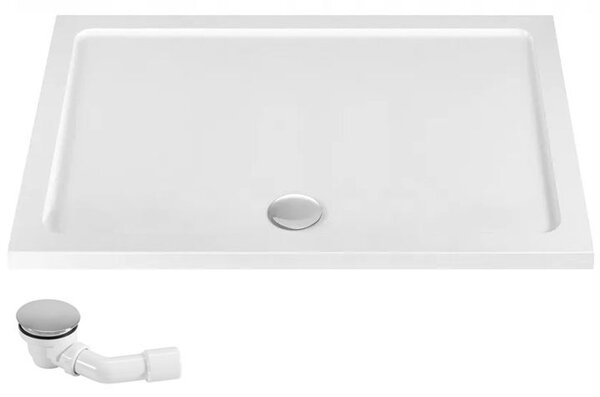 Brodzik prysznicowy akrylowy Rea Savoy biały 80x100