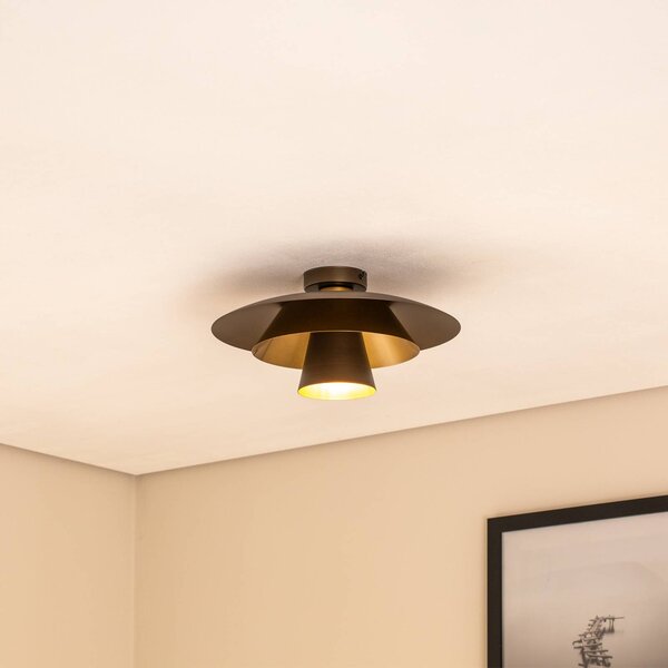 Lampa sufitowa Plato Luminex, możliwość ściemniania, aluminiowy / szary / cynkowy, salon / jadalnia, metal, nowoczesny