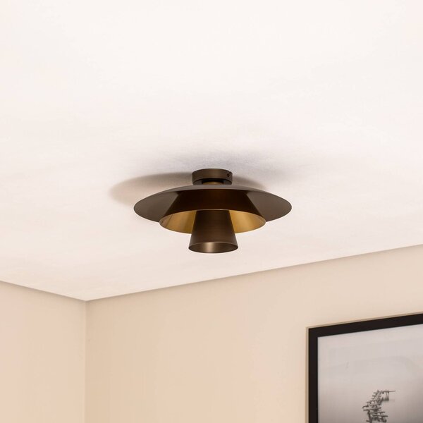 Lampa sufitowa Plato Luminex, możliwość ściemniania, aluminiowy / szary / cynkowy, salon / jadalnia, metal, nowoczesny