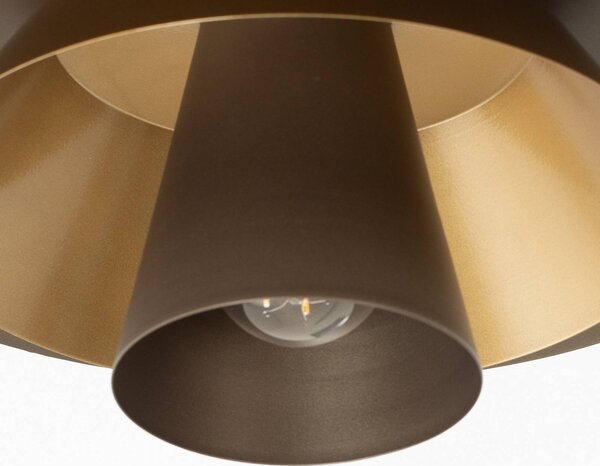 Lampa sufitowa Plato Luminex, możliwość ściemniania, aluminiowy / szary / cynkowy, salon / jadalnia, metal, nowoczesny