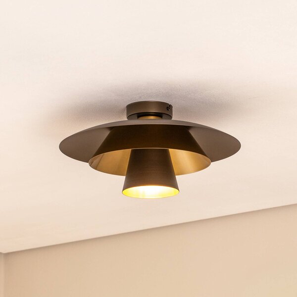 Lampa sufitowa Plato Luminex, możliwość ściemniania, aluminiowy / szary / cynkowy, salon / jadalnia, metal, nowoczesny