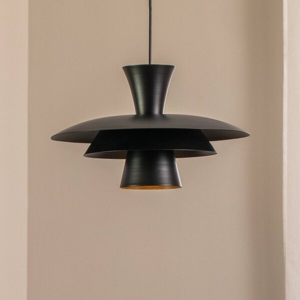 Lampa wisząca Plato Luminex, możliwość ściemniania, czarny, salon / jadalnia, metal, nowoczesny
