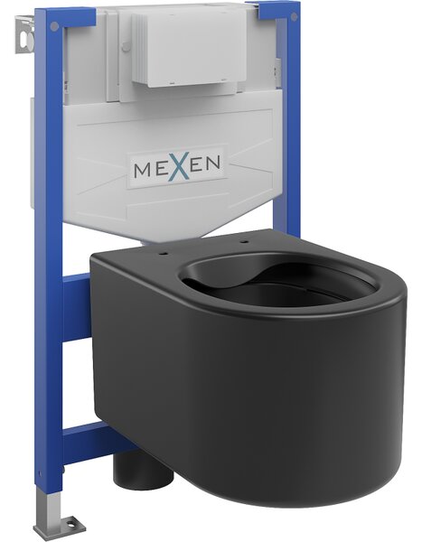 Mexen zestaw podtynkowy WC stelaż Fenix XS-F z miską WC Sofia, czarny mat - 6803354XX85