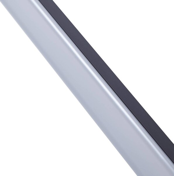 Kinkiet Kivana Lucande, czarny, łazienka, aluminium, nowoczesny