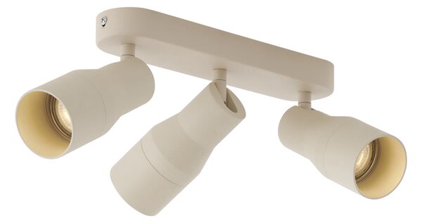 Okrągły reflektor sufitowy beżowy GU10 50 mm 3-punktowy - Stanley