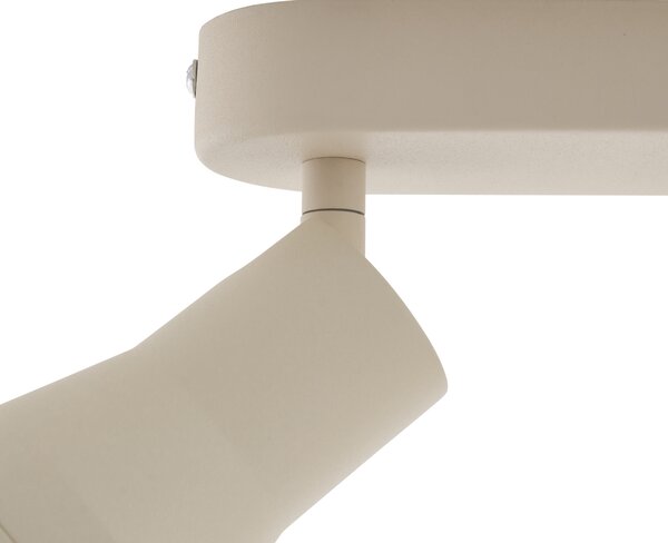 Okrągły reflektor sufitowy beżowy GU10 50 mm 3-punktowy - Stanley