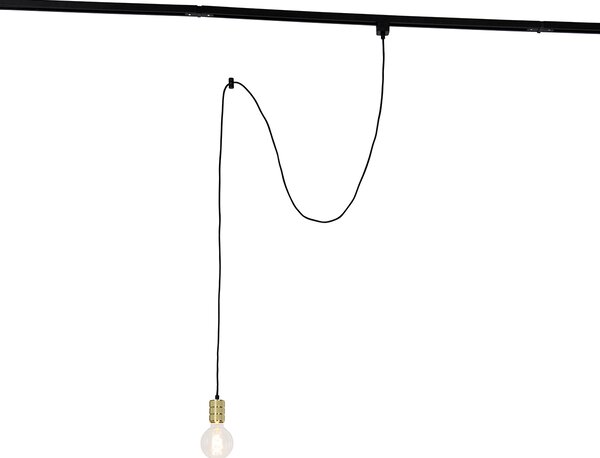 Lampa wisząca ze złotym zawieszeniem szynowym - Iconic Cavalux