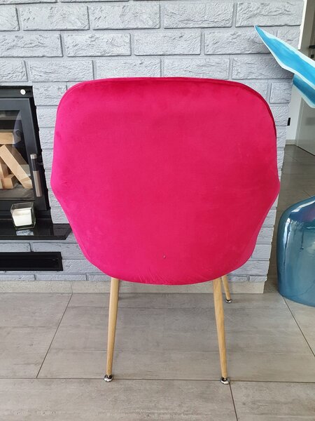 Krzesło Tapicerowane Welur Rubin Big 029 (Outlet T-11)