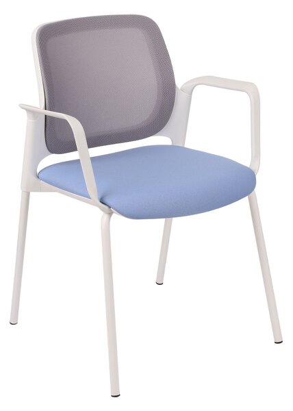 Krzesło konferencyjne Aspen 4L WS Arm Białe