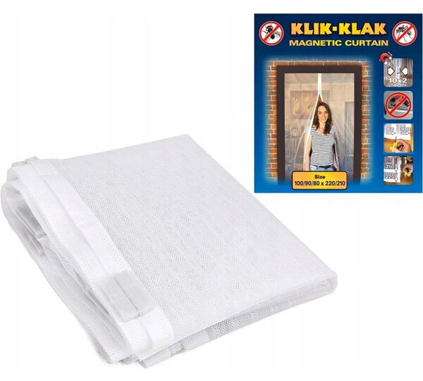 MOSKITIERA Na DRZWI BALKONOWE 80/90/100x210/220 MAGNETYCZNA drzwiowa MOCNA!