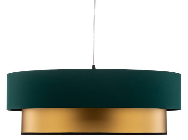 Lampa wisząca Dorina Maco Design, możliwość ściemniania, zielony, salon / jadalnia, tworzywo sztuczne, nowoczesny