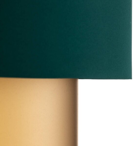 Lampa wisząca Dorina Maco Design, możliwość ściemniania, zielony, salon / jadalnia, tworzywo sztuczne, nowoczesny