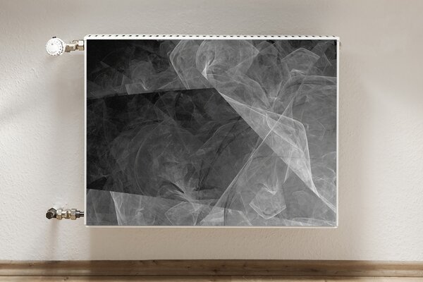 Mata magnesowa na kaloryfer Abstrakcja grafitowa