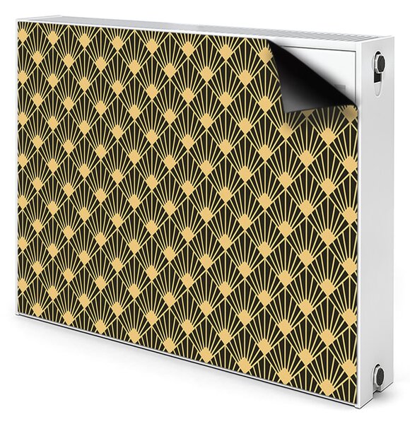Mata magnesowa na kaloryfer Art deco