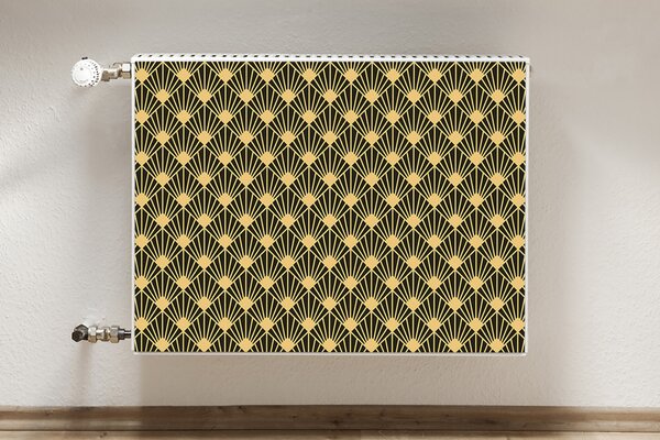 Mata magnesowa na kaloryfer Art deco