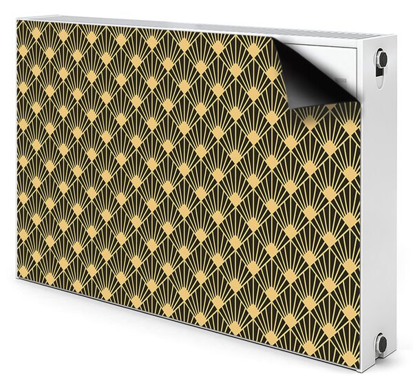 Mata magnesowa na kaloryfer Art deco