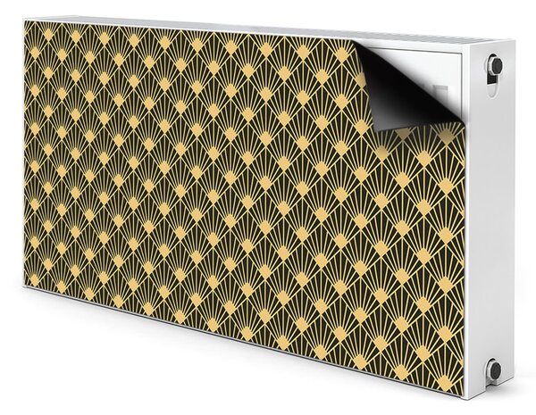 Mata magnesowa na kaloryfer Art deco