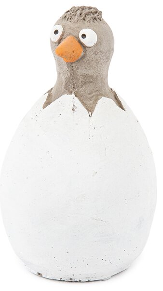 Dekoracja wielkanocna Jajko z ptaszkiem, 14 cm
