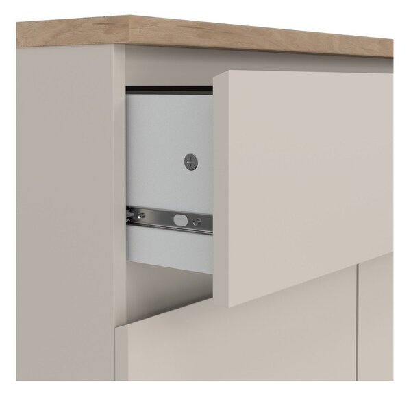 Kremowa komoda 80x100x40 cm Naia – Tvilum