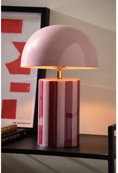 Fioletowa metalowa lampa stołowa (wysokość 34 cm) Rayado – Leitmotiv