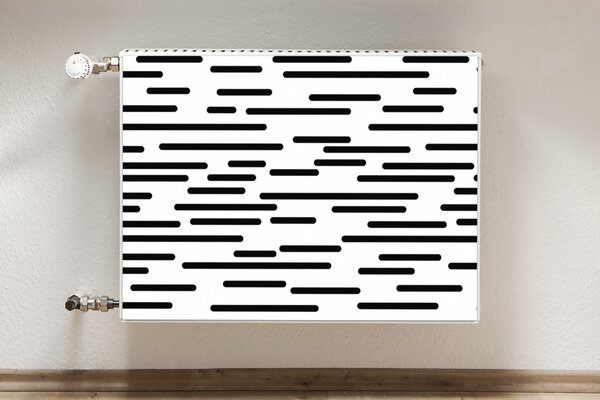 Magnes dekoracjny na kaloryfer Przerywane linie