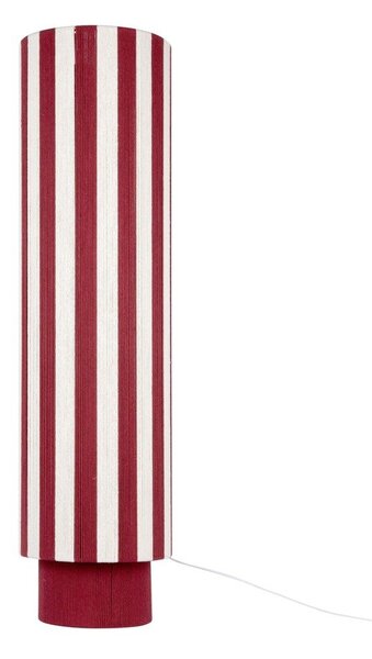 Czerwona/biała lampa stojąca z liny (wysokość 106 cm) Vienna Stripes – Leitmotiv