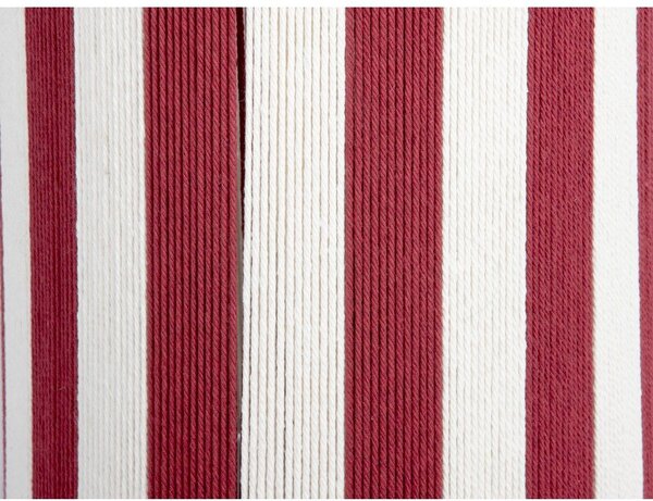Czerwona/biała lampa stojąca z liny (wysokość 106 cm) Vienna Stripes – Leitmotiv