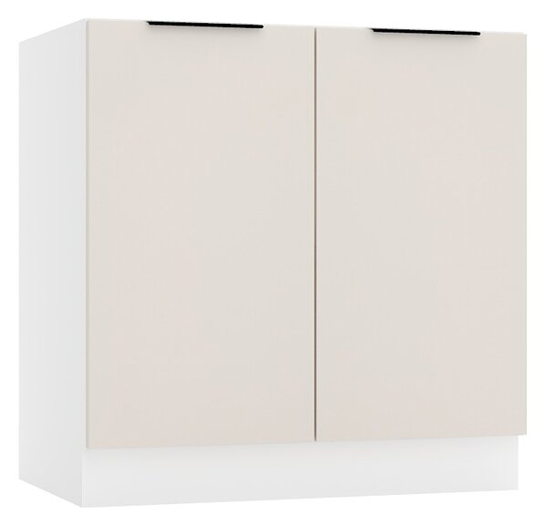 Dolna Szafka Kuchenna 80 Cm Beż Piaskowy A4-L74