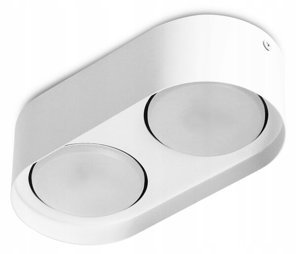 Oprawa Halogenowa Natynkowa Lampa Sufitowa LED Kinkiet Reflektor SPOT GX53 biała
