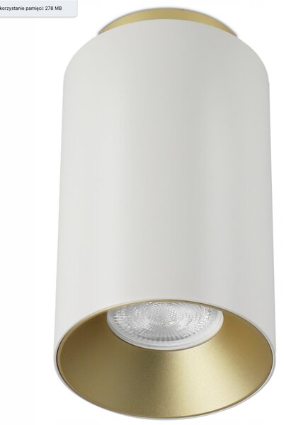Oprawa GU10 Natynkowa Lampa Sufitowa LED Kinkiet Reflektor SPOT biały złoty