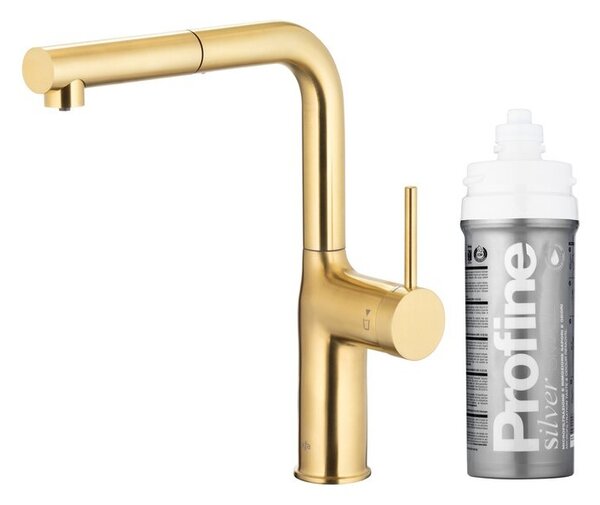 Bateria kuchenna stojÄ ca KFA Duero Pure Move z filtrem wody ZÅoty szczotkowany PVD 6623-424-39