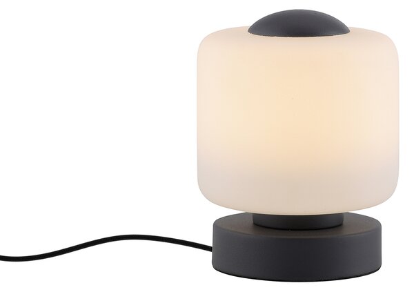 Tafellamp donkergrijs incl. LED 3-staps dimbaar met touch - Mirko Oswietlenie wewnetrzne