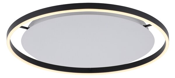Lampa sufitowa ciemnoszara 58,8 cm z diodą LED z 3-stopniowym ściemnianiem - Zlatan Oswietlenie wewnetrzne