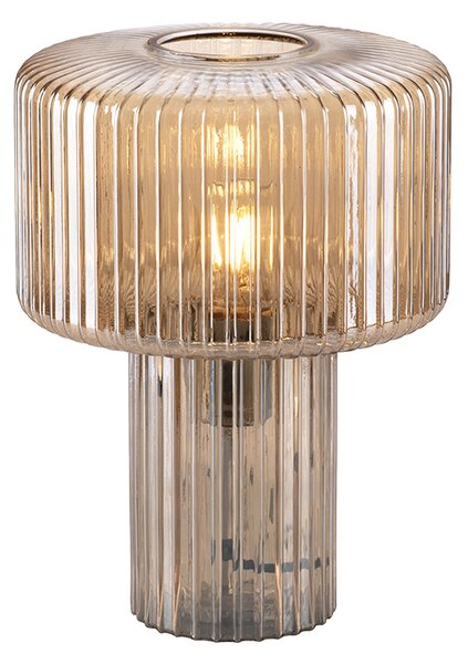 Design tafellamp amber glas - Andro Oswietlenie wewnetrzne